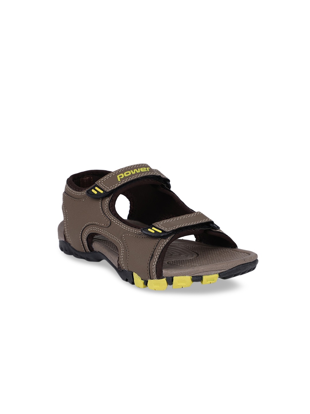 

Bata Boys Brown Solid Sports Sandals