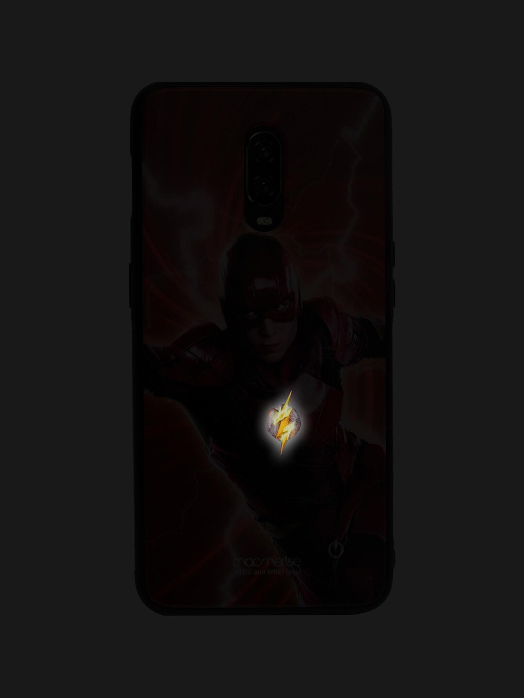 

macmerise Red & Yellow DC Comics Lightspeed Flash Lumous OnePlus 6T Back Case