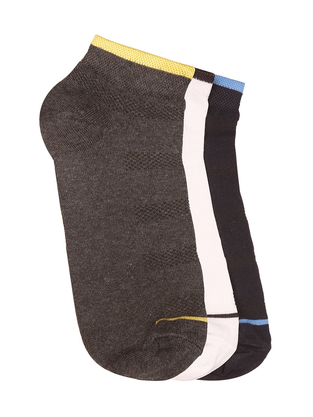 

ROMEO ROSSI Men Pack Of 3 Assorted Ankle-Length Socks