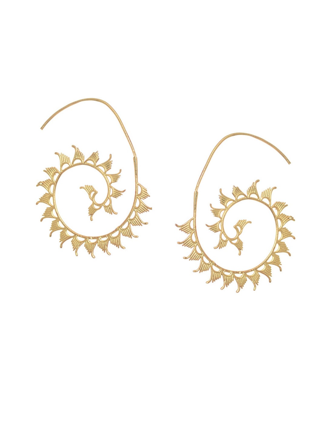 

INDYA Gold-Plated Classic Hoop Earrings