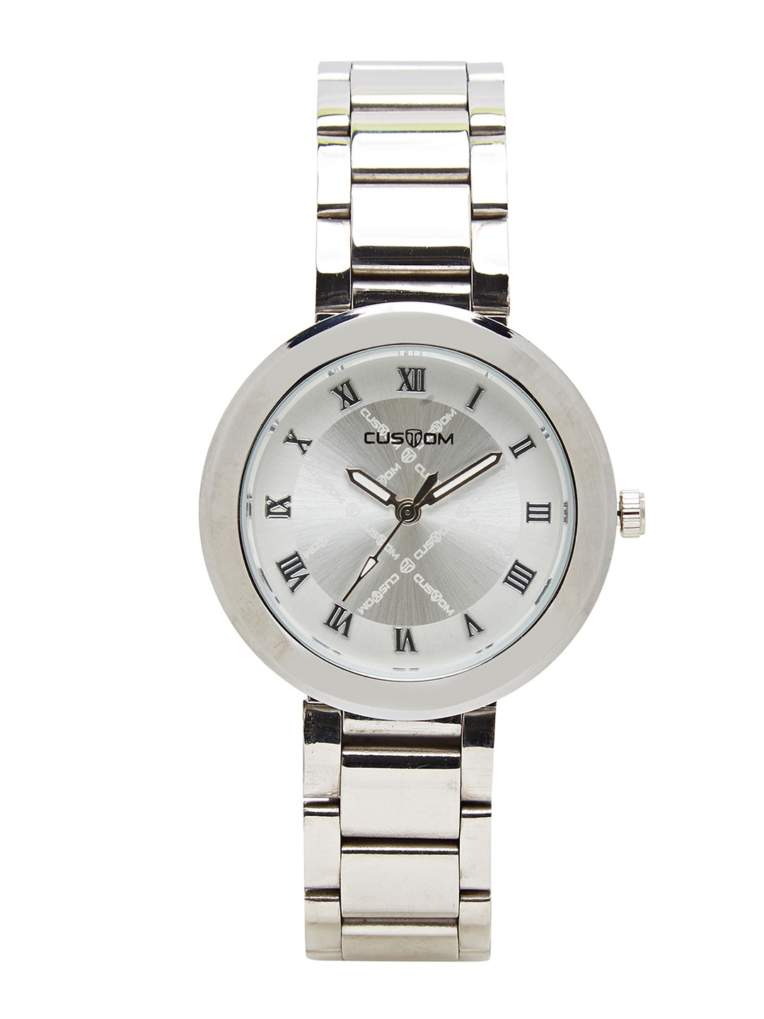 

CUSTOM Women Silver-Toned Analogue Watch 8907829043404