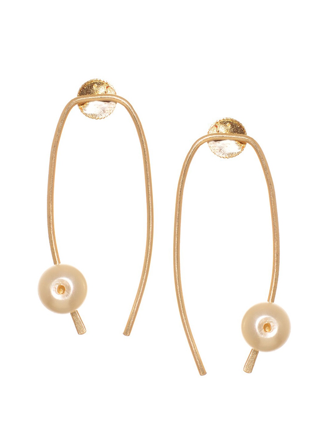 

INDYA Gold-Plated Classic Drop Earrings