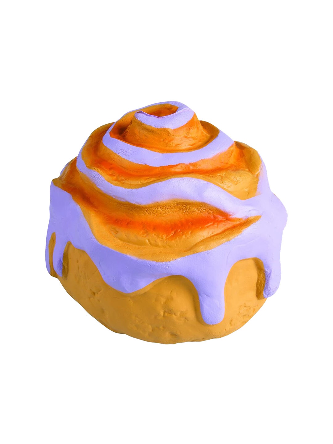 

ORB Unisex Kids Yellow & Purple Soft N Slo Squishies Lilac Cinnamon Bun Roll