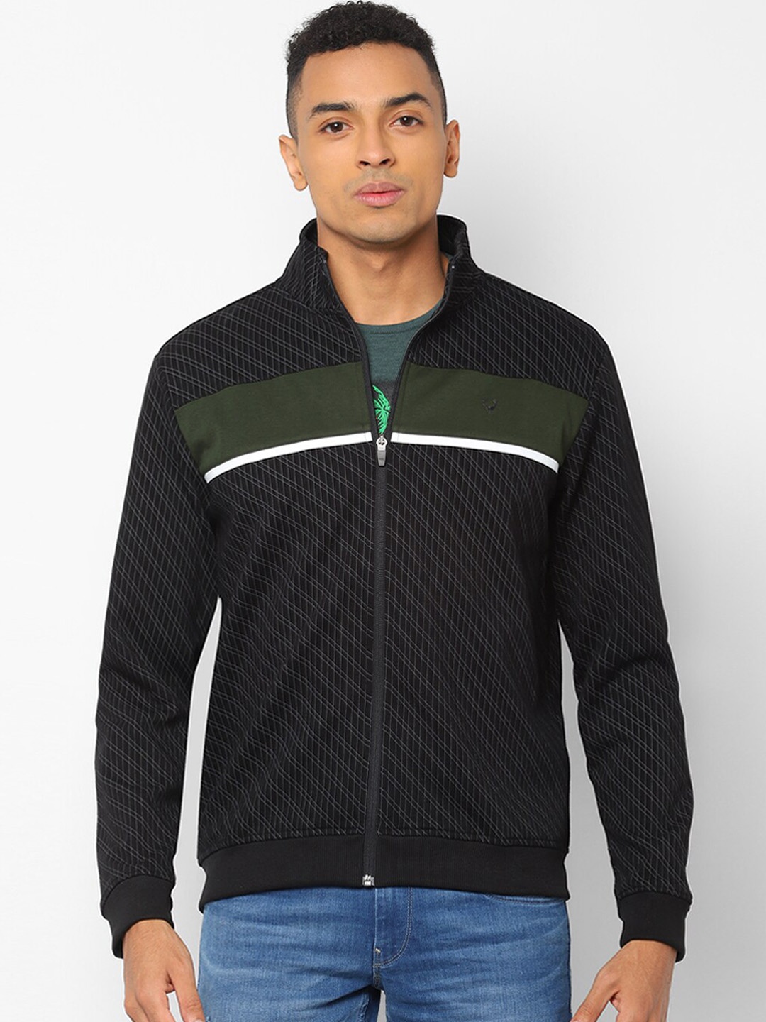 

Allen Solly Sport Men Black Printed Sweatshirt