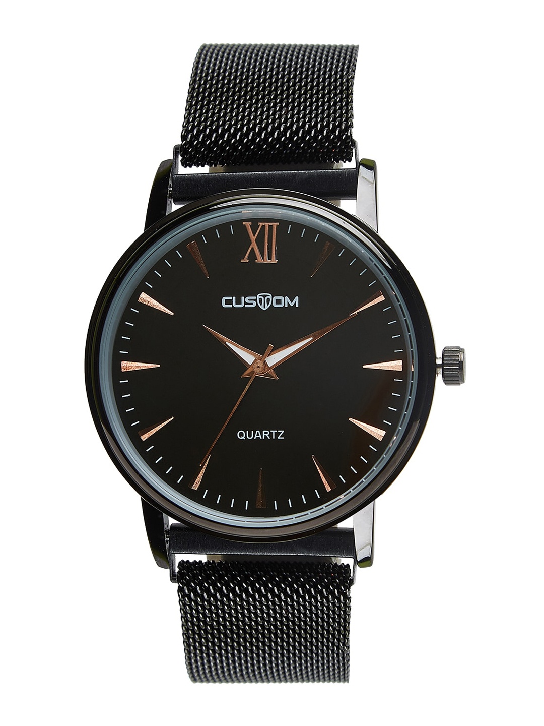 

CUSTOM Men Black Analogue Watch 8907829043237