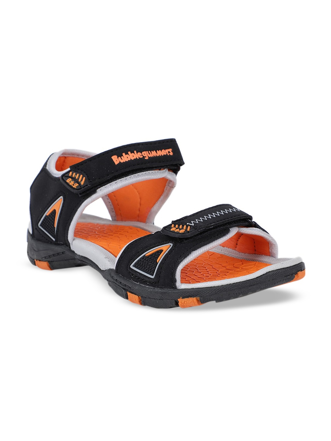 

Bubblegummers Boys Orange & Black Sports Sandal