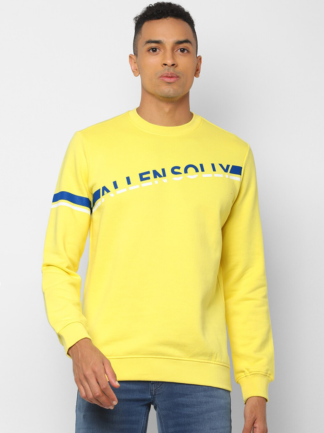 

Allen Solly Sport Men Yellow Printed Sweatshirt