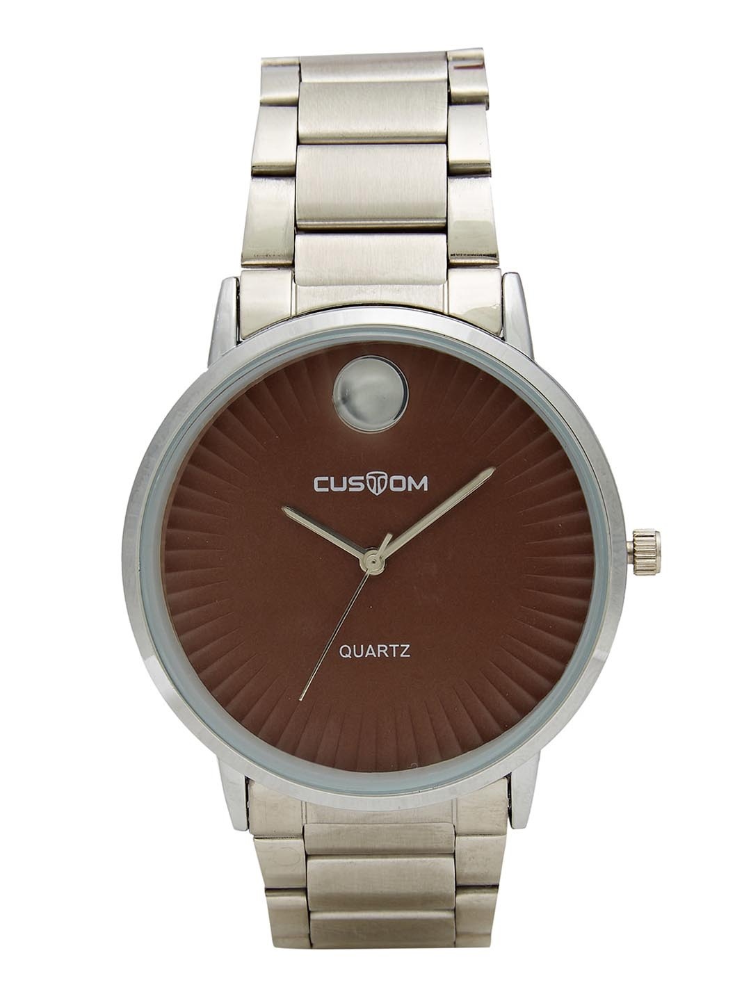 CUSTOM Men Brown Analogue Watch 8907829043077