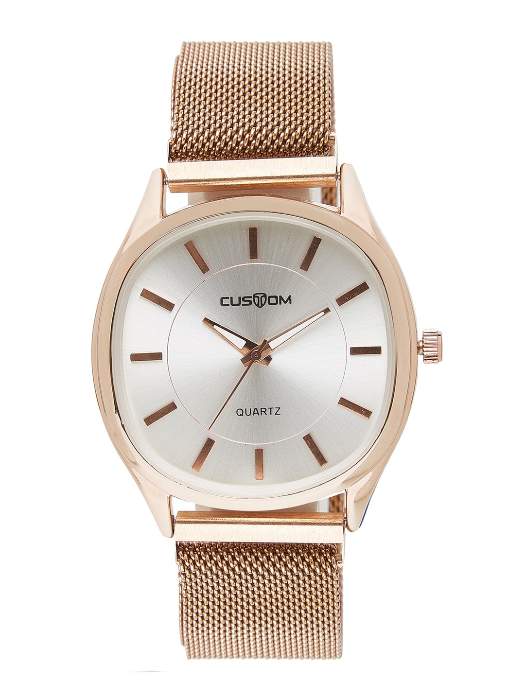 

CUSTOM Men Silver Analogue Watch 8907829043183