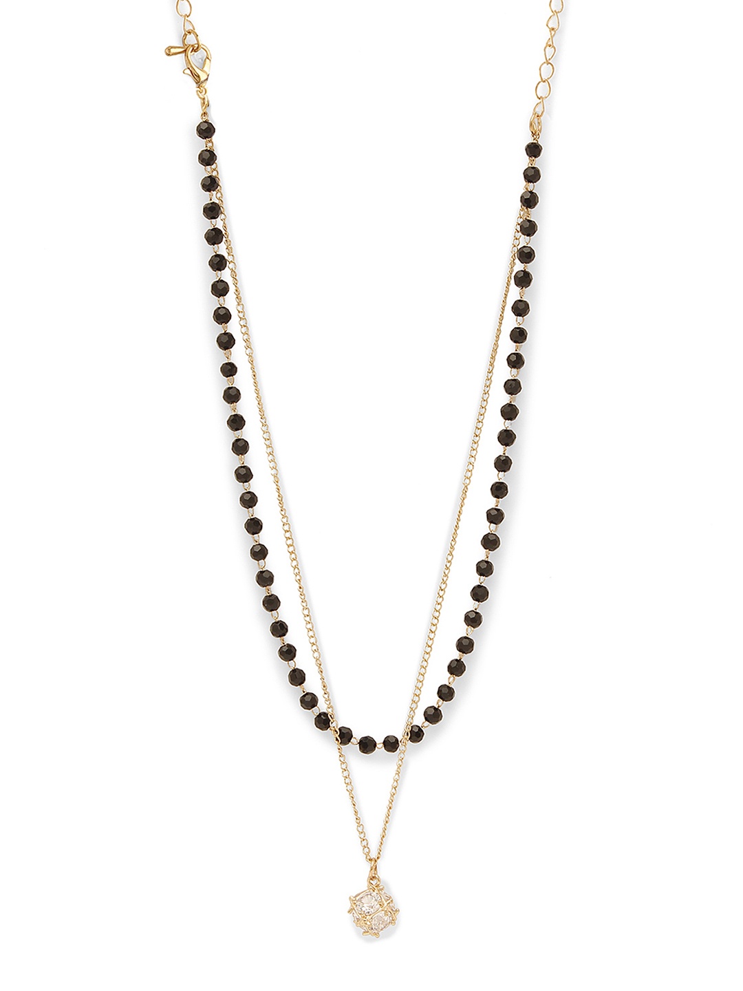 

Globus Gold-Plated & Black Layered Minimal Chain