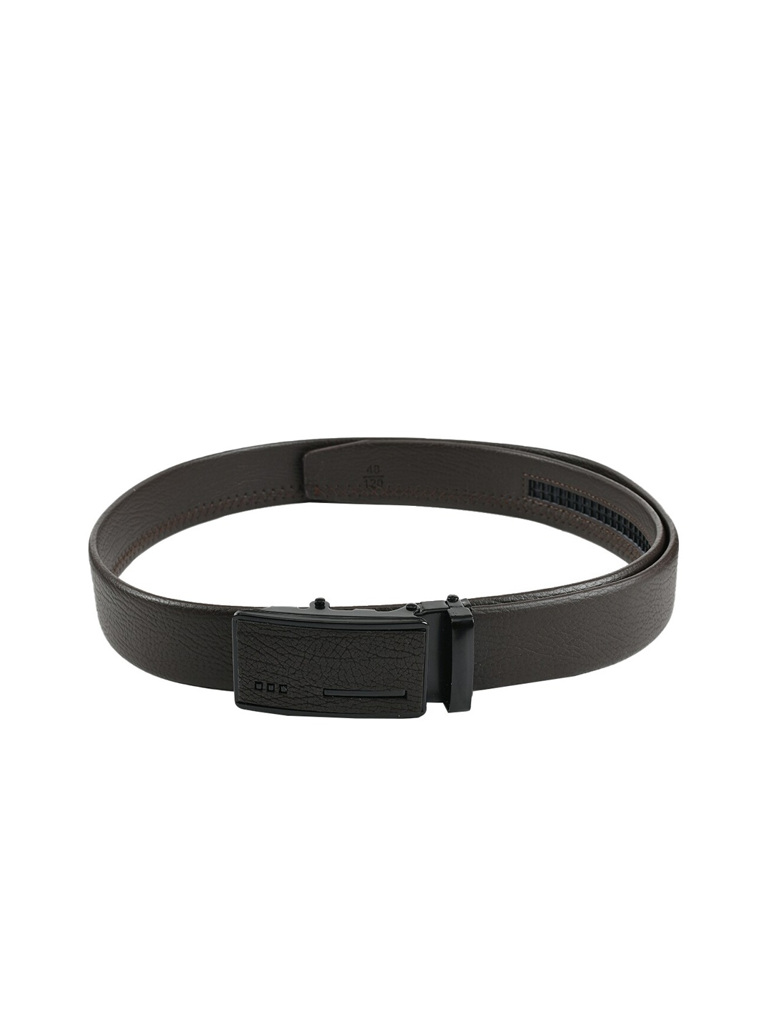 

WINSOME DEAL Men Coffee Brown Solid Belt