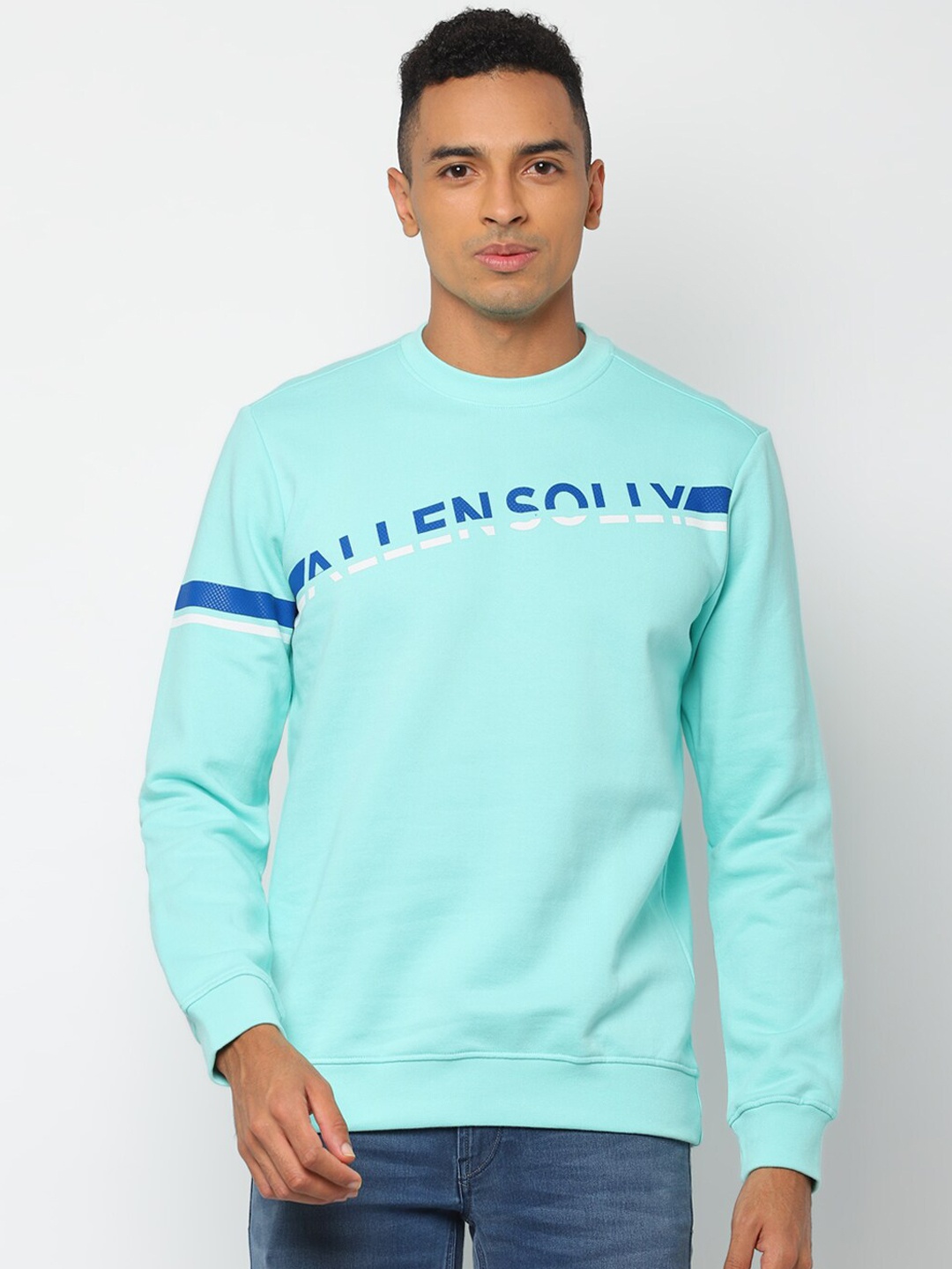 

Allen Solly Sport Men Blue Printed Sweatshirt