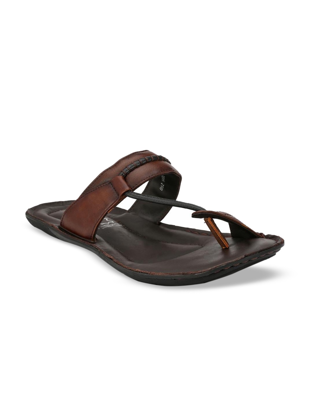 

Hitz Men Brown Leather Sandals