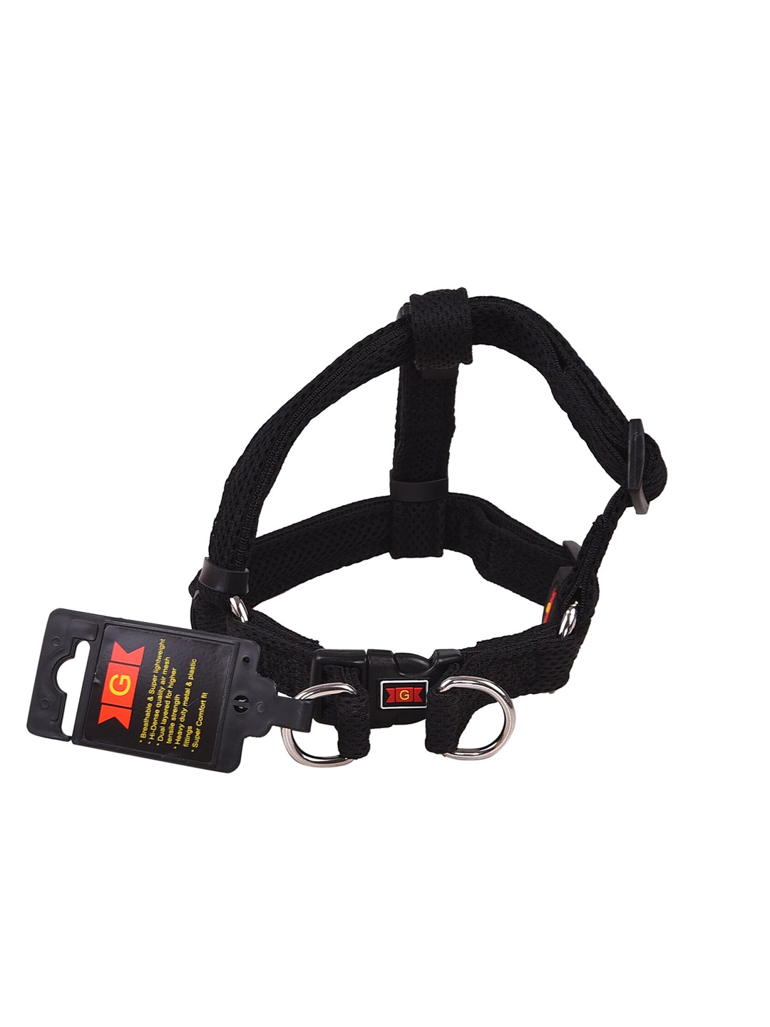 

GLENAND Black Solid Extra Large Dog Harness