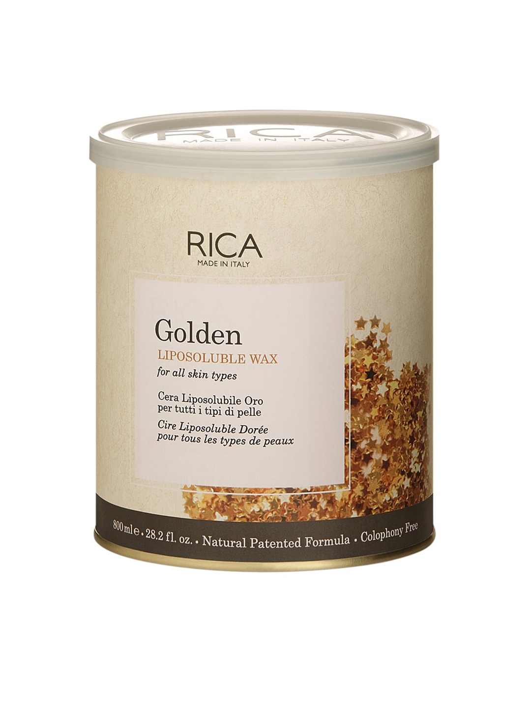 

RICA Golden Hot Body Wax 800 ml, Gold