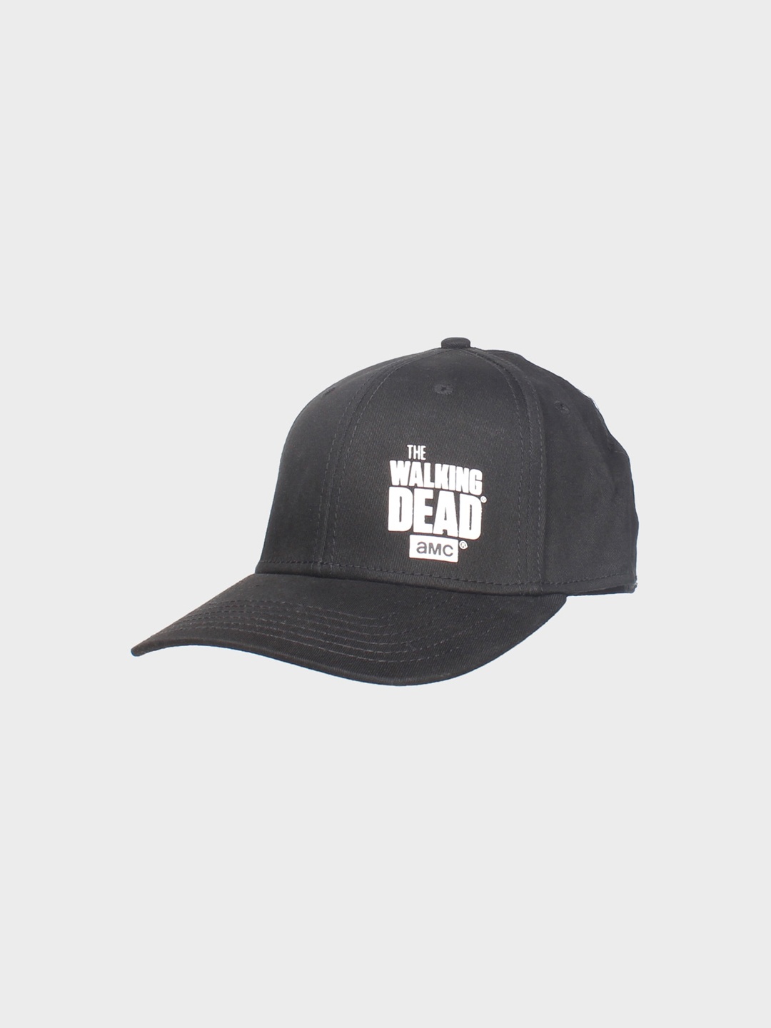 

Free Authority Men Black & White Printed Visor Cap