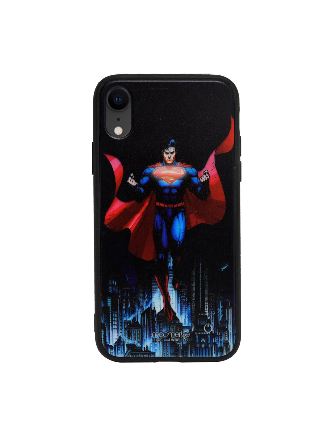 

macmerise Blue & Red DC Comics Metropolis Savior Lumous iPhone XR Back Case