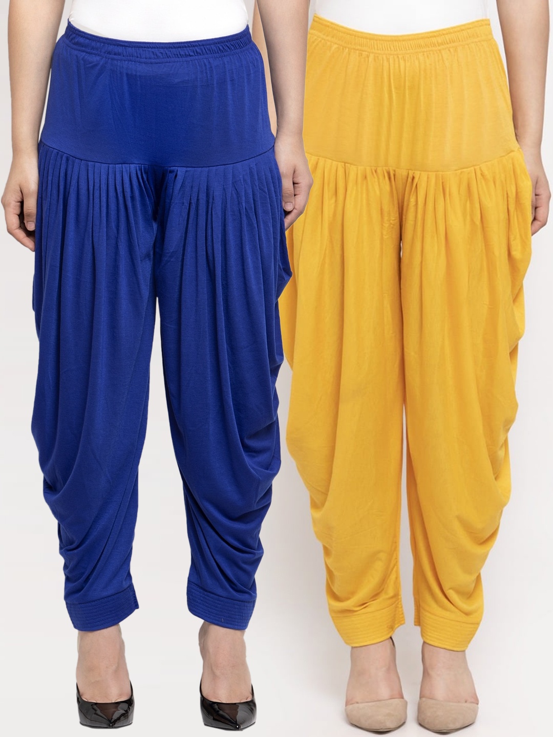 

GRACIT Women Pack Of 2 Solid Salwars, Blue