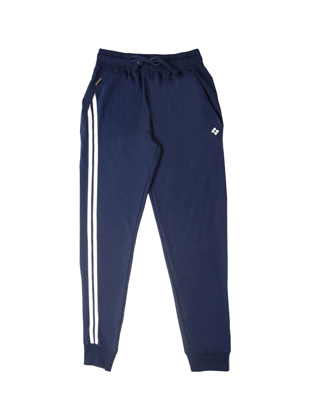 

Dollar Boys Blue Solid Joggers, Navy blue