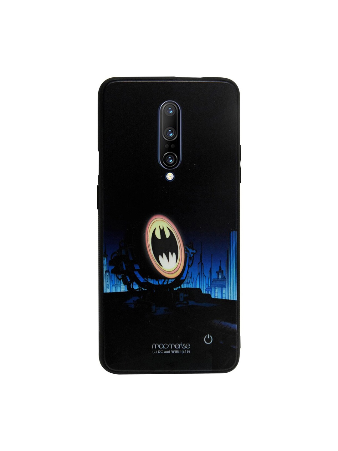 

macmerise Black & blue Light up Bat Lumous OnePlus 7 Pro Cover