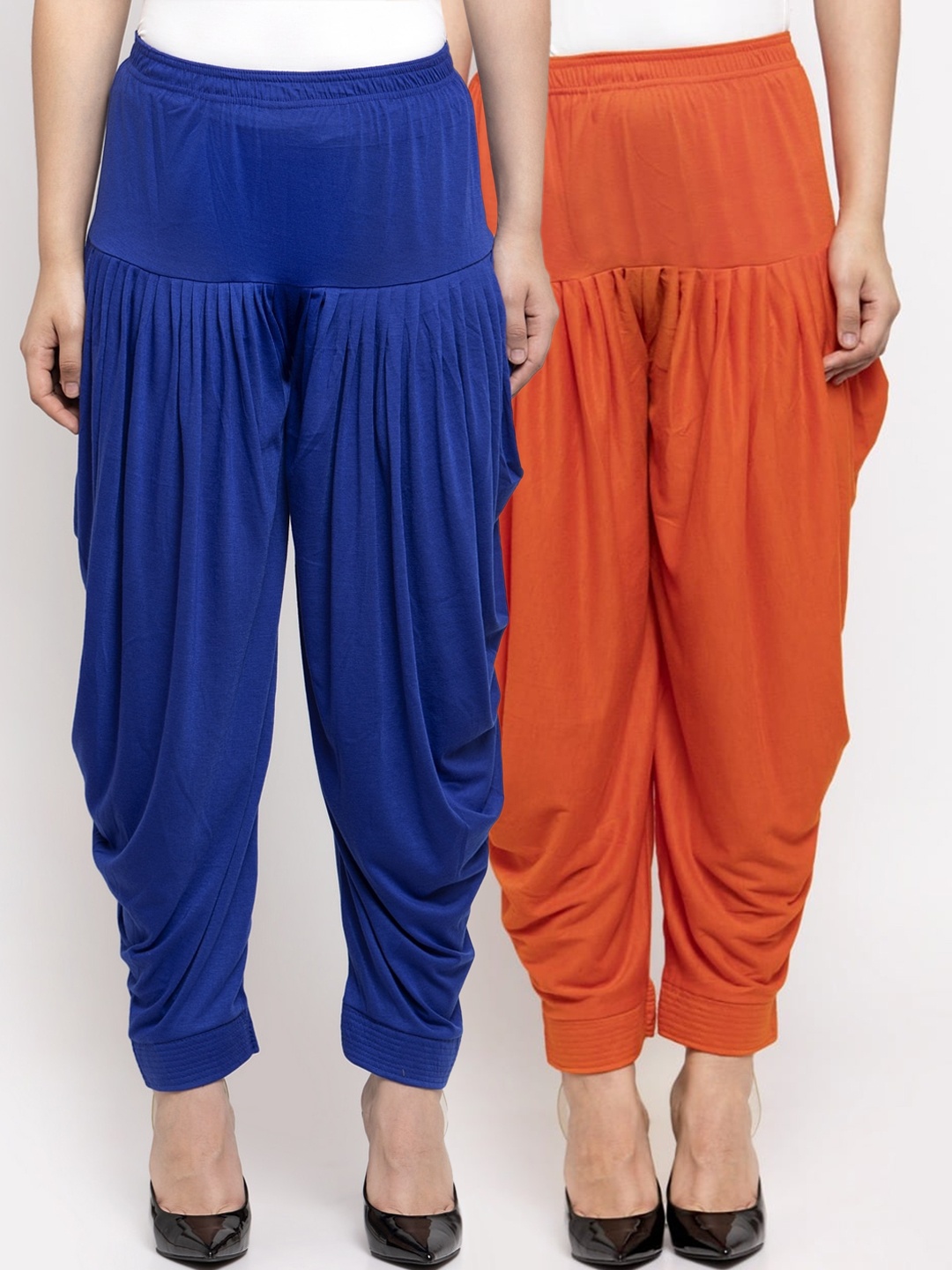 

GRACIT Women Pack Of 2 Solid Salwars, Blue