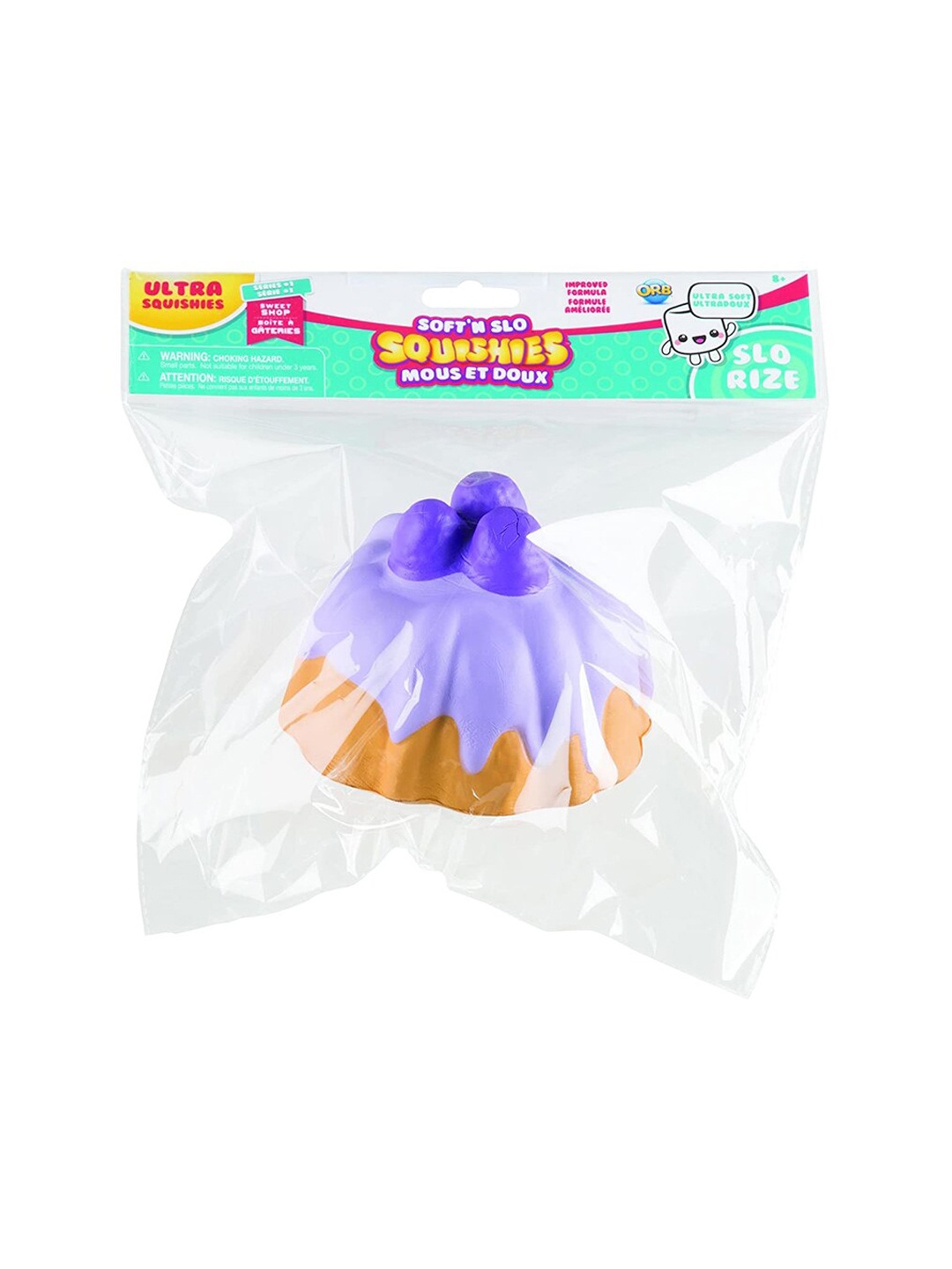

ORB Kids Purple & Orange Soft N Slo Squishies Ultra Sweet Shop Large Bunt Cake