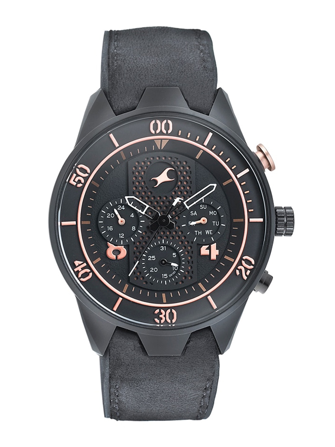 Fastrack Men Black Analogue Watch 3195AP03