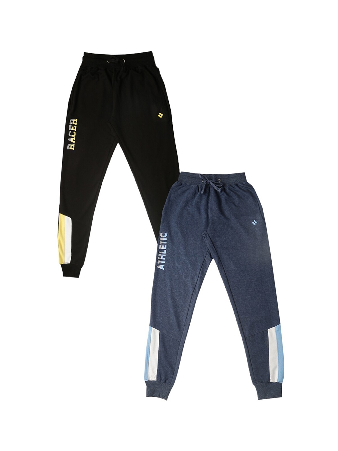

Dollar Boys Pack of 2 Blue & Black Joggers