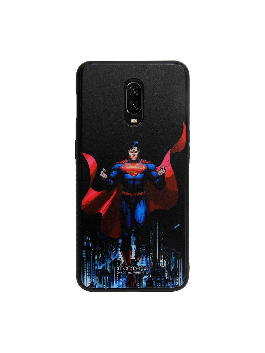 

macmerise Blue & Red DC Comics Metropolis Savior Lumous OnePlus 6T Back Case