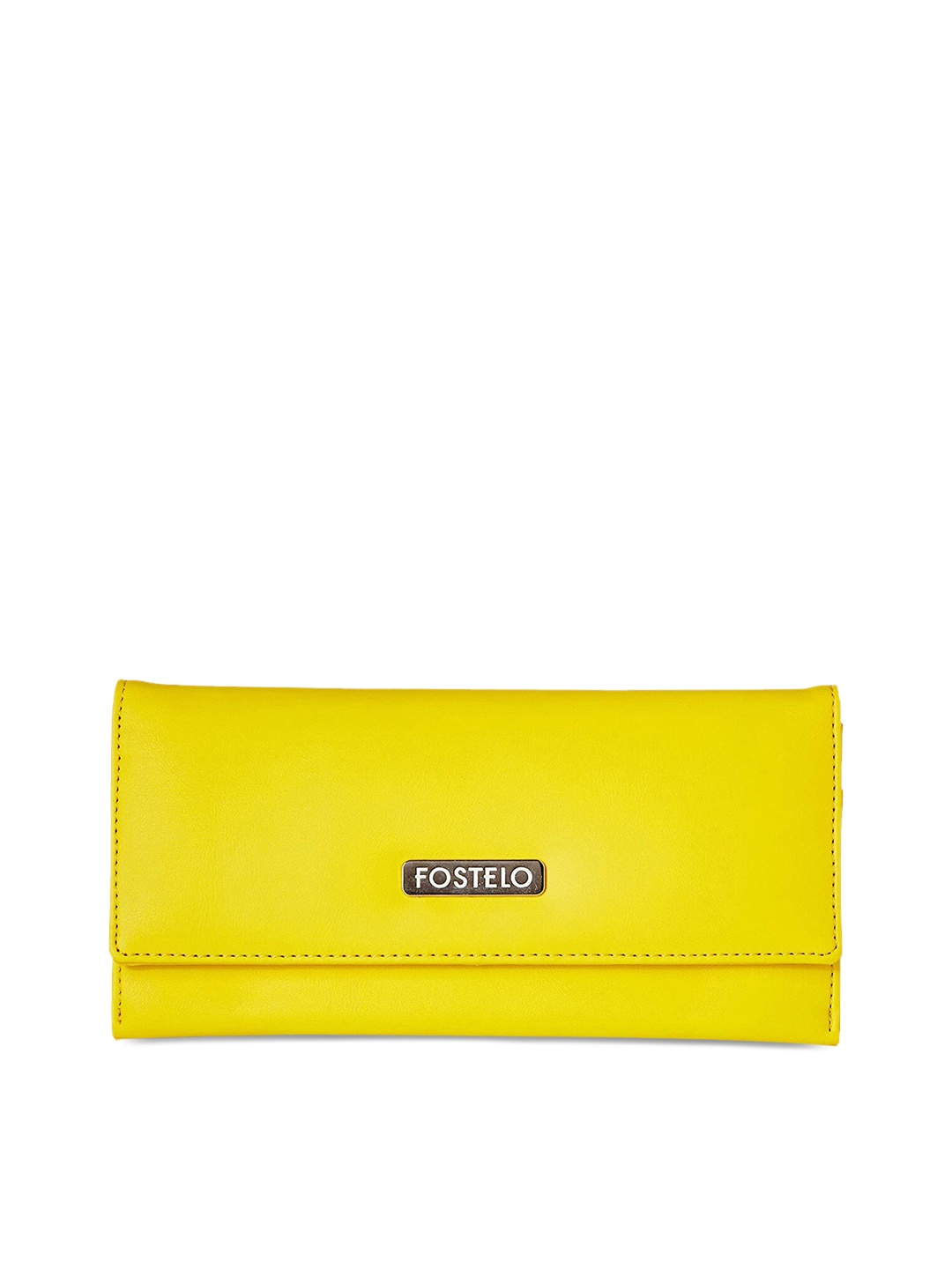 

Fostelo Women Yellow Solid Wallet