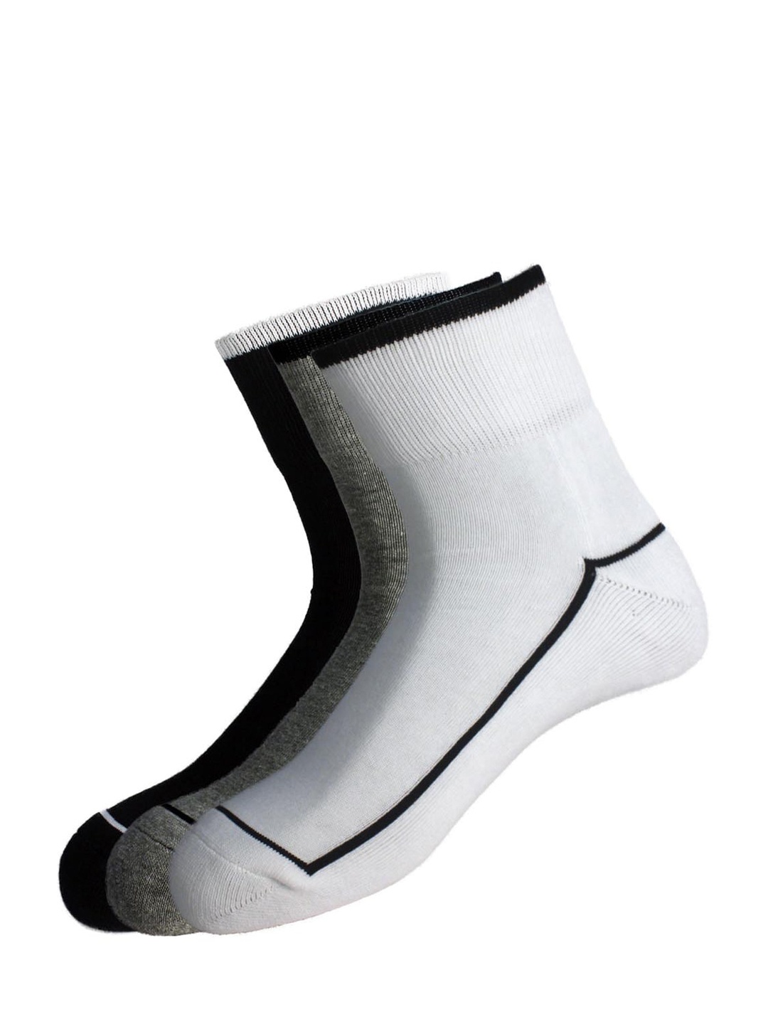 

Van Heusen Men Pack Of 3 Solid Ankle-Length Socks, White