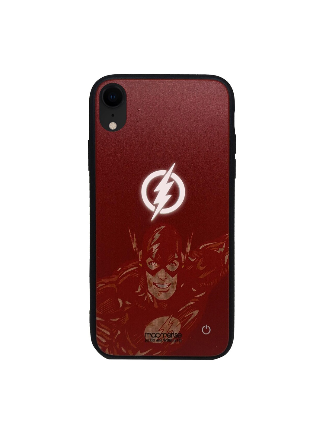 

macmerise Unisex Red & Black Fierce Flash Attack iPhone XR Phone Case