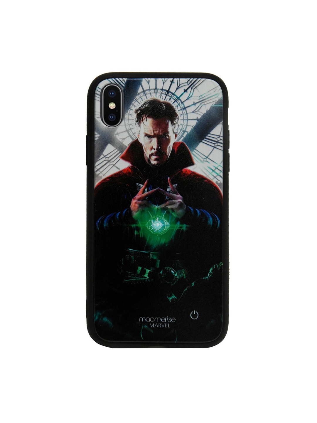 

macmerise Unisex Multicoloured Eye of Agamotto iPhone X Phone Cae, Multi