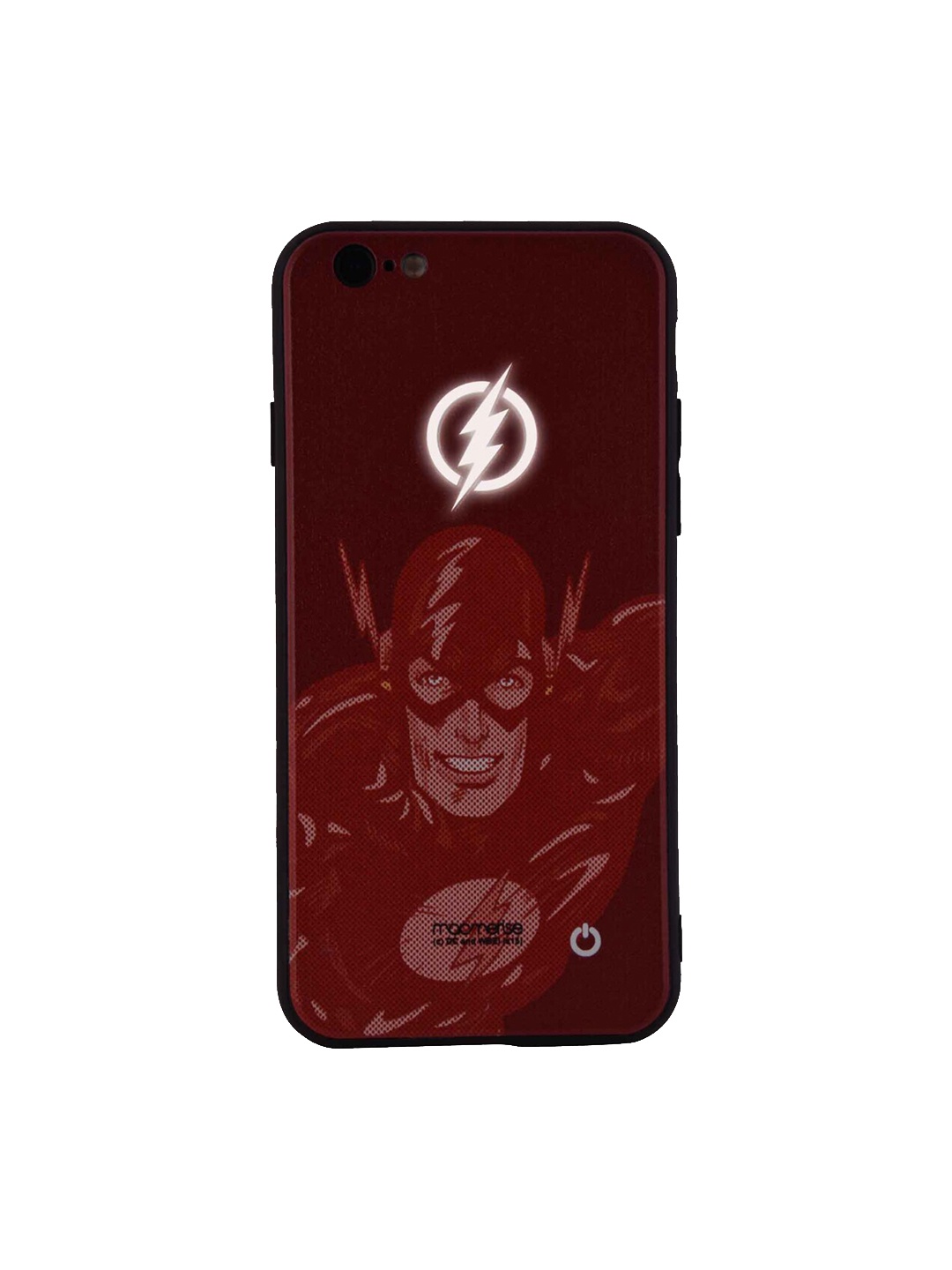

macmerise Red DC Comics Fierce Flash Attack Lumous iPhone 6 Back Case