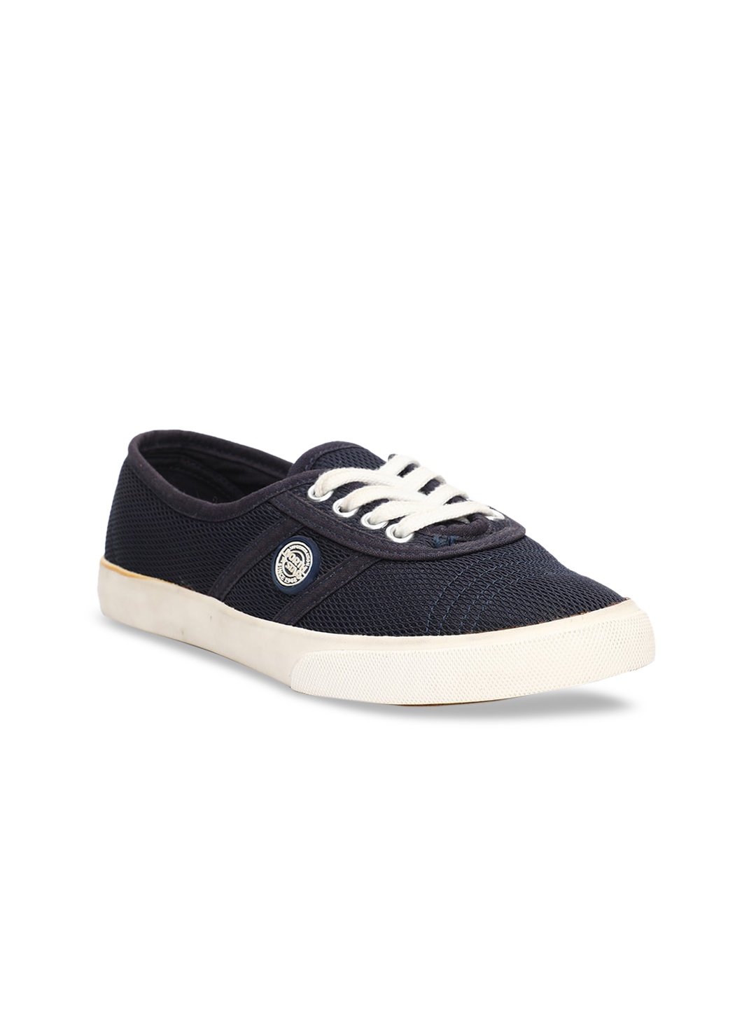 

North Star Women Navy Blue Solid Sneakers