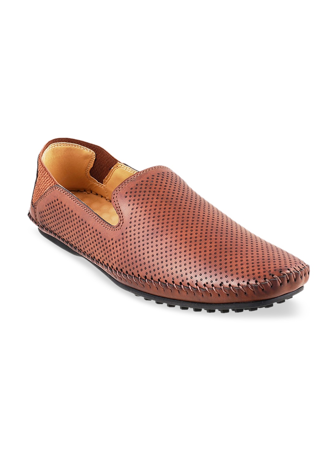 

WALKWAY by Metro Men Tan Brown Shoe-Style Sandals