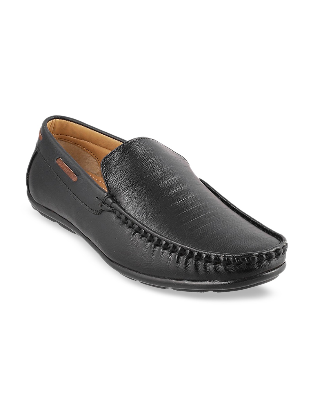 

WALKWAY by Metro Men Black Loafers