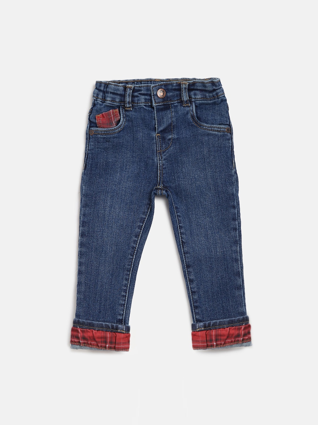 

Chicco Boys Blue Regular Fit Mid-Rise Clean Look Stretchable Jeans