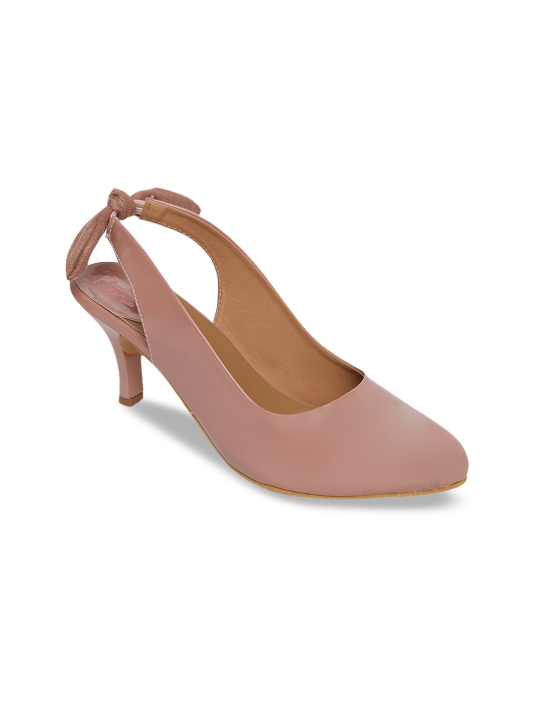 

LONDON STEPS Women Mauve Solid Mules