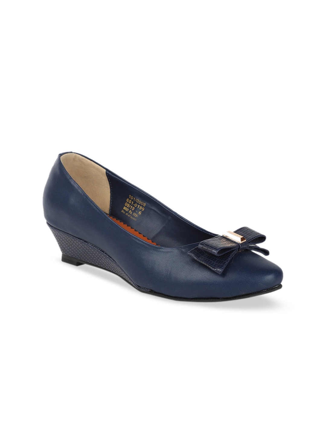 

Footin Women Blue Solid Pumps