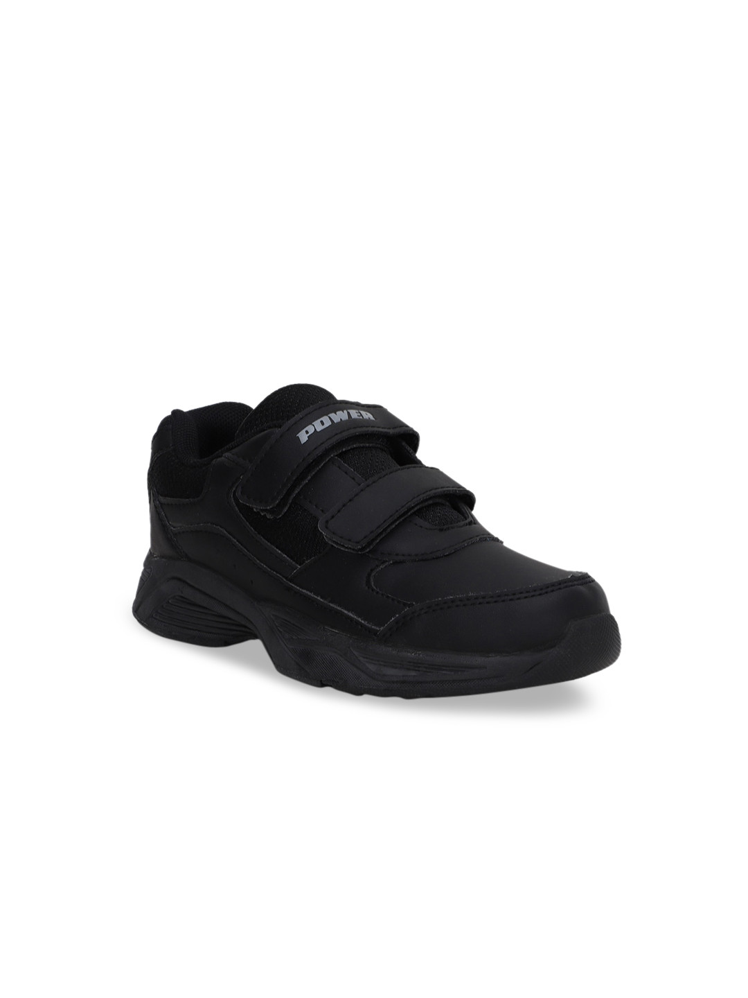 

Power Boys Black Solid Sneakers