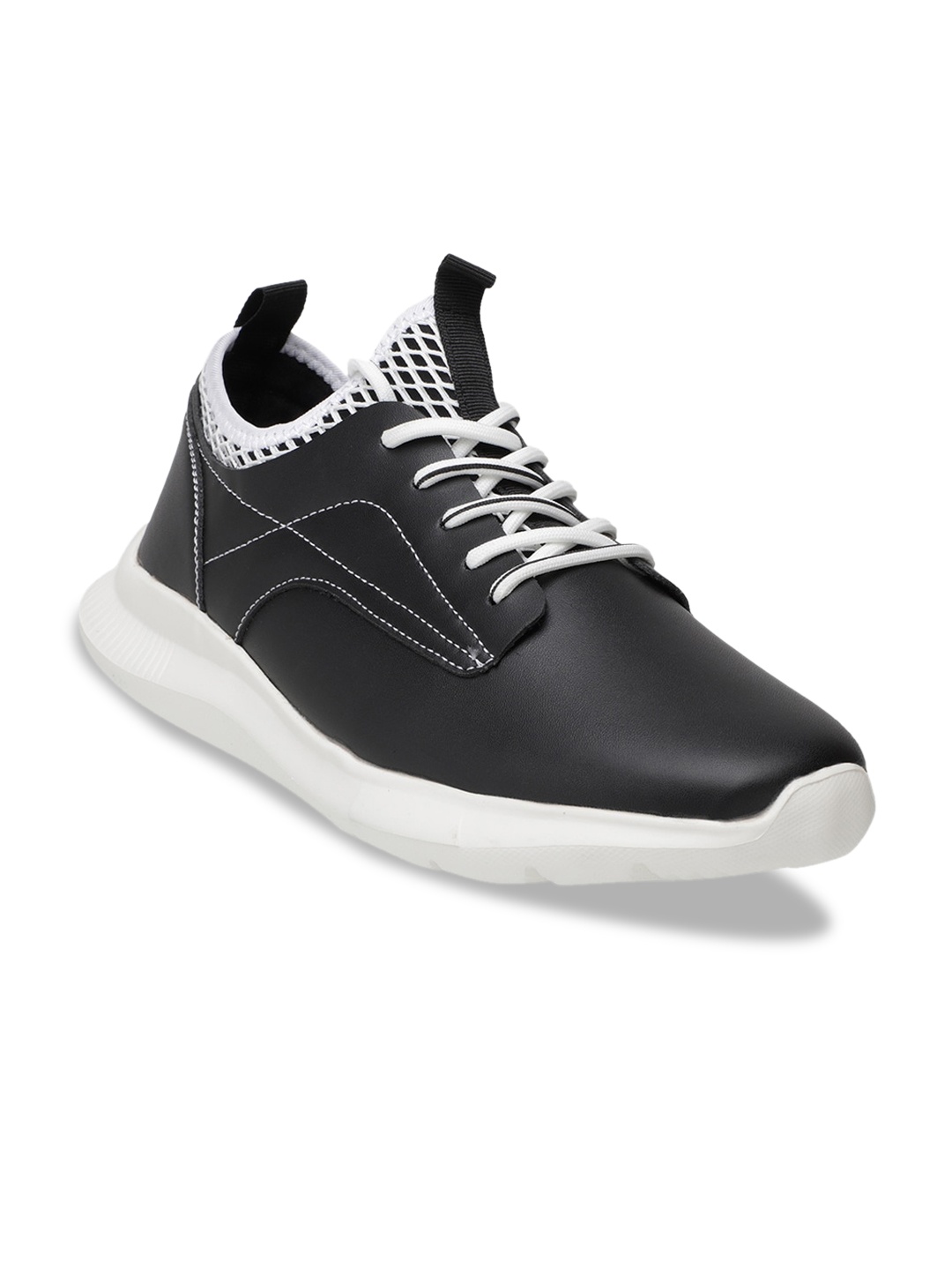 Carlton London sports Men Black Memory Foam Sneakers