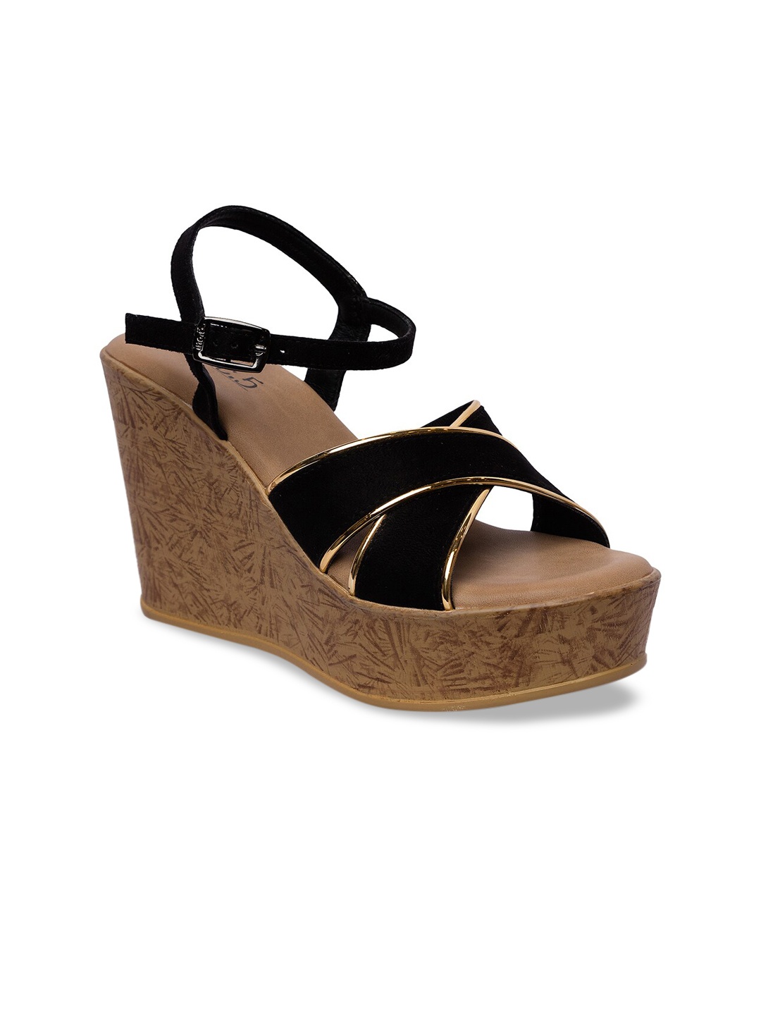 

Inc 5 Women Black Solid Wedges