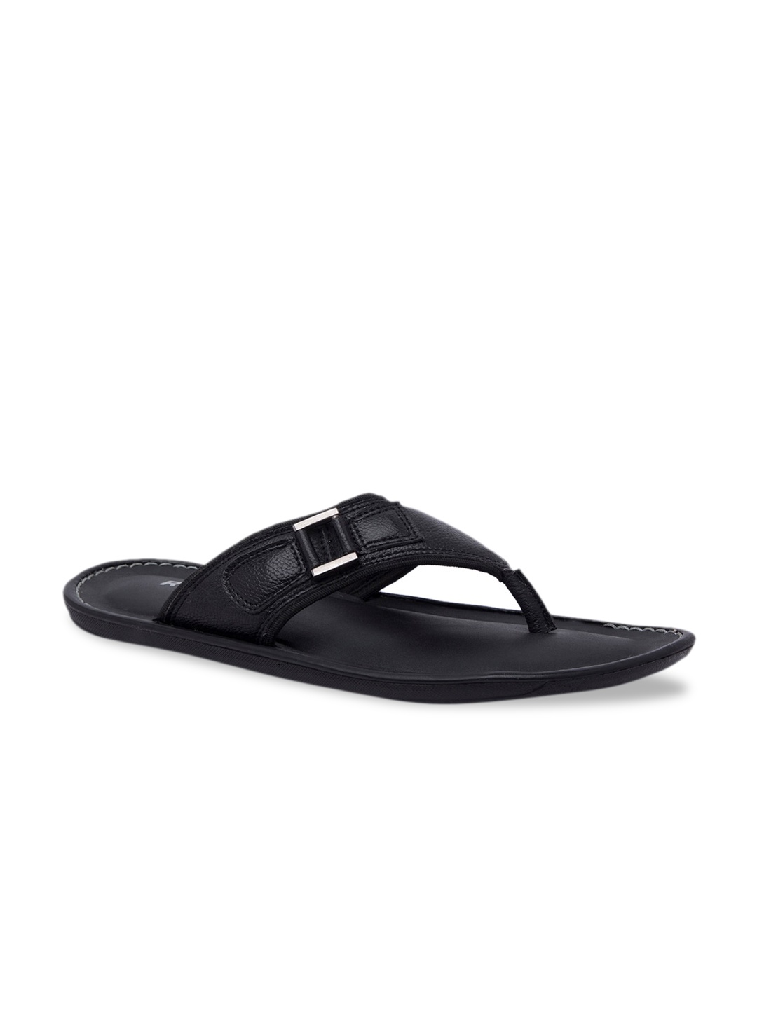 

Regal Men Black Leather Comfort Sandals