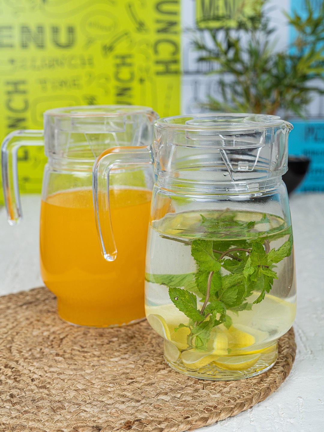 

ROXX Transparent Set Of 2 Water Jug
