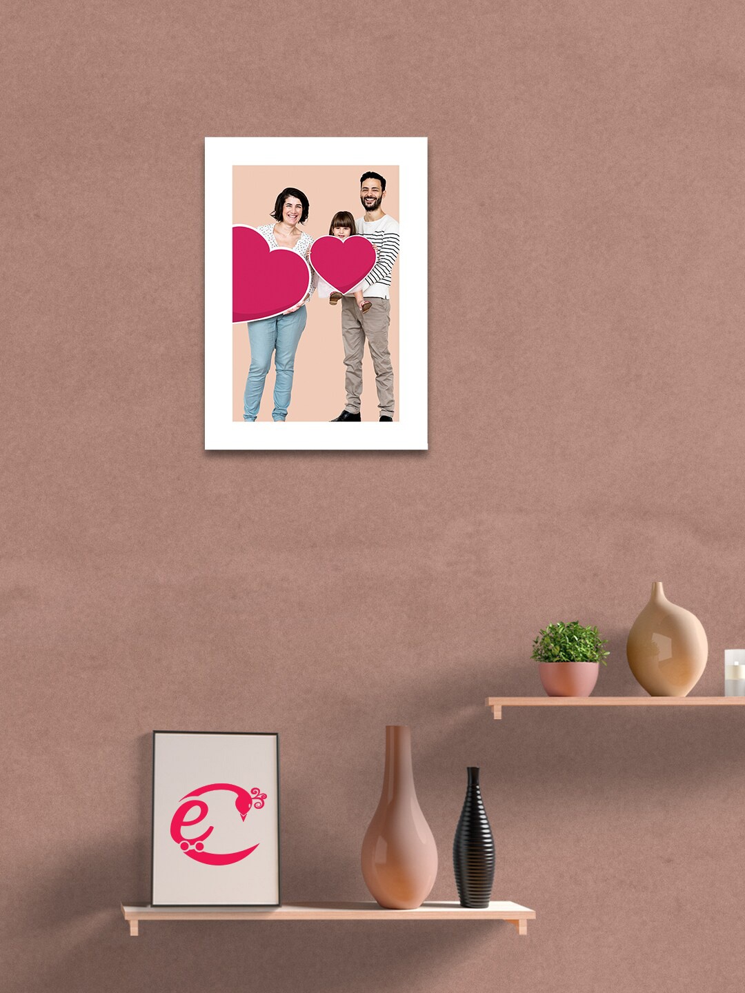 

eCraftIndia White Solid Memory Wall Collage Photo Frame