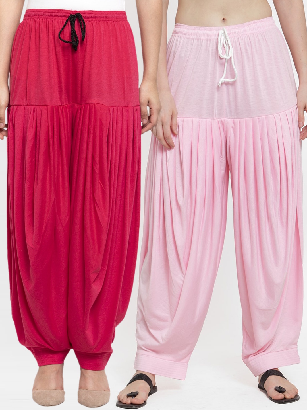 

GRACIT Women Pack Of 2 Pink Solid Patiala