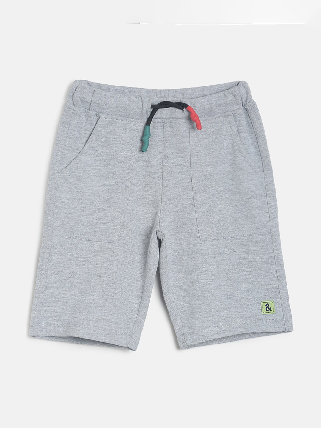 

TALES & STORIES Boys Grey Solid Regular Fit Regular Shorts