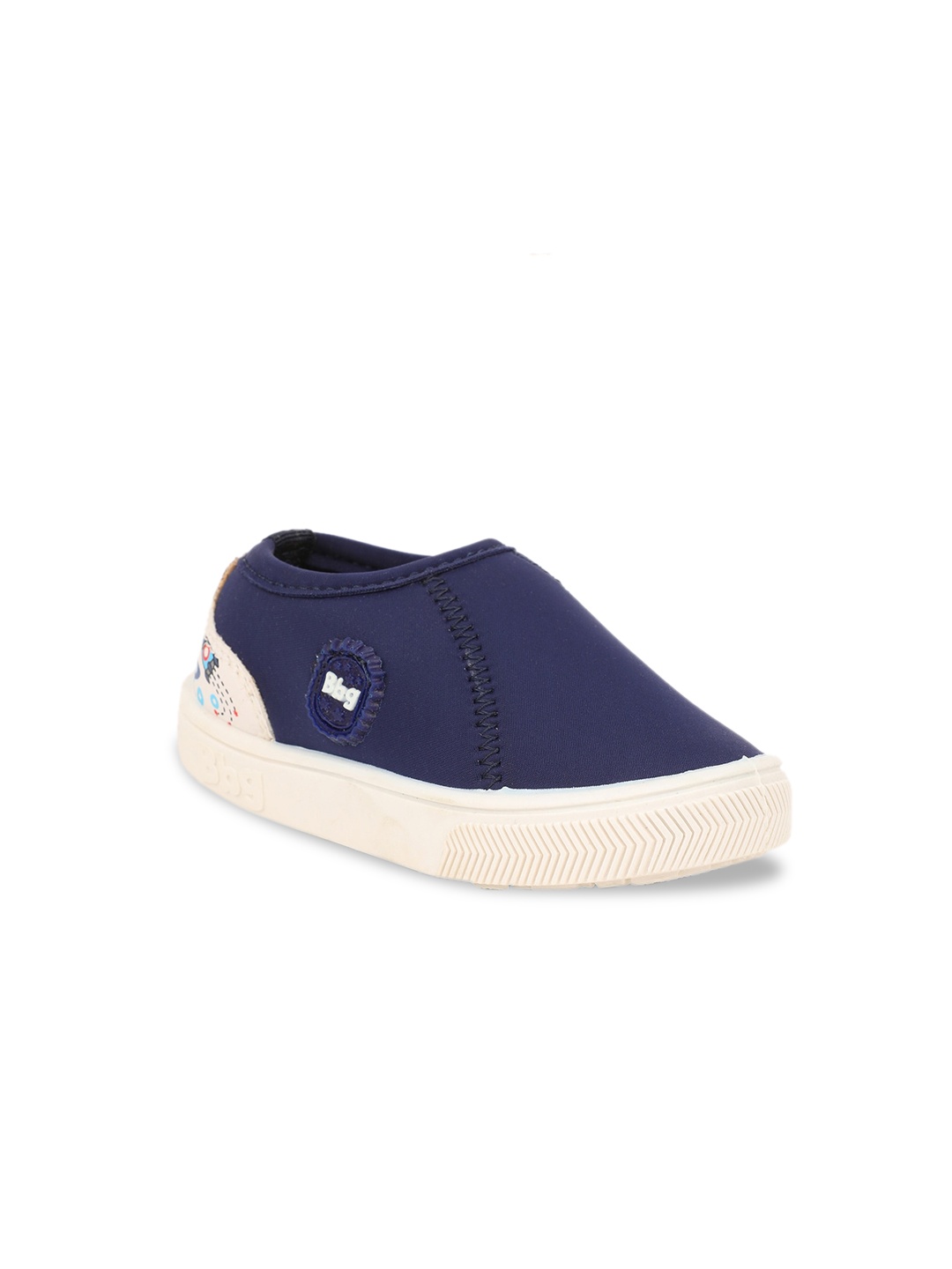 

Bubblegummers Boys Navy Blue Slip-On Sneakers