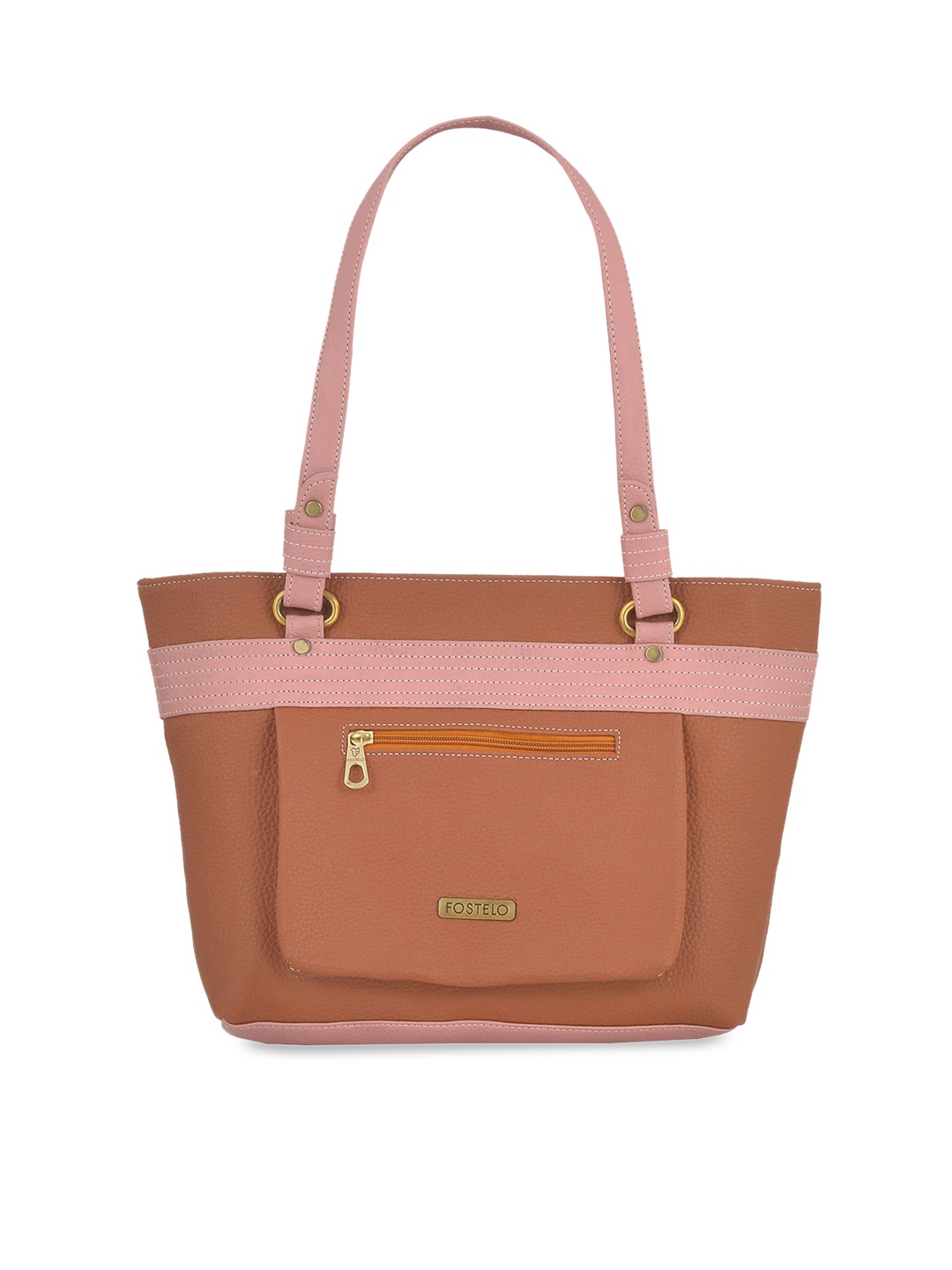 

Fostelo Tan Brown Solid Shoulder Bag